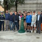 Studenti del Divini di San Severino Marche restaurano la fontana e la riconsegnano alla città